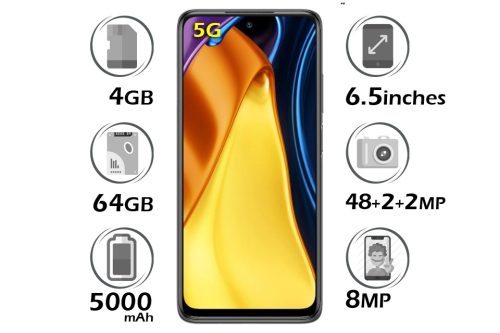 گوشی شیائومی Poco M3 Pro 5G حافظه 64GB رم 4 گیگابایت