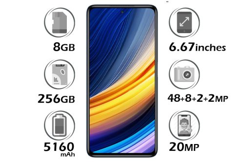 گوشی شیائومی پوکو X3 پرو حافظه 256 گیگابایت رم 8 گیگابایت