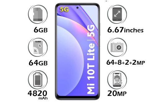 گوشی شیائومی Mi 10 Lite 5G حافظه 64 گیگابایت رم 6 گیگابایت