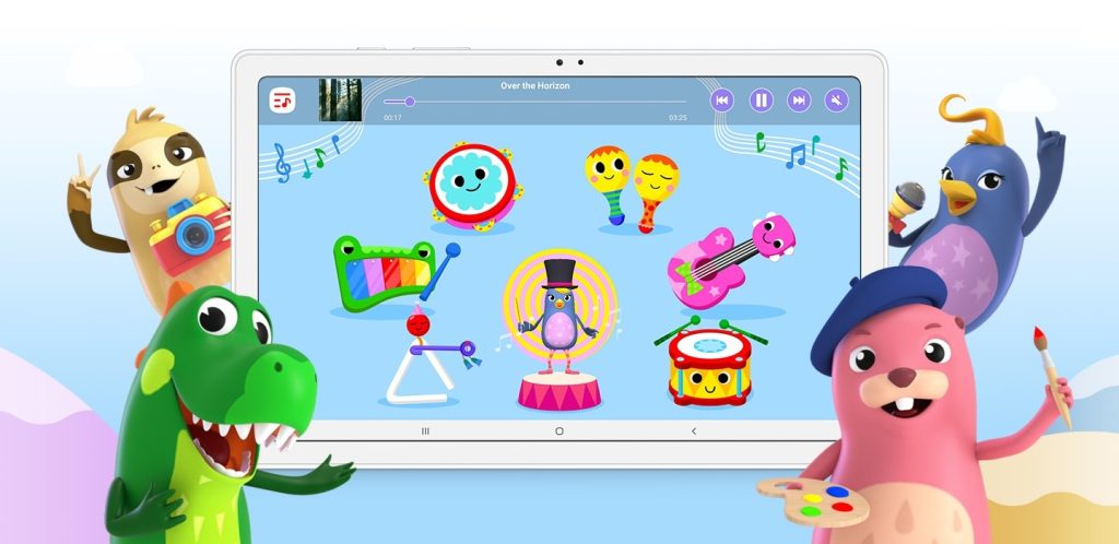 ارائه فضای مطالعه دیجیتال و بازی برای کودکان در تبلت سامسونگ A7 حافظه 64 گیگابایت